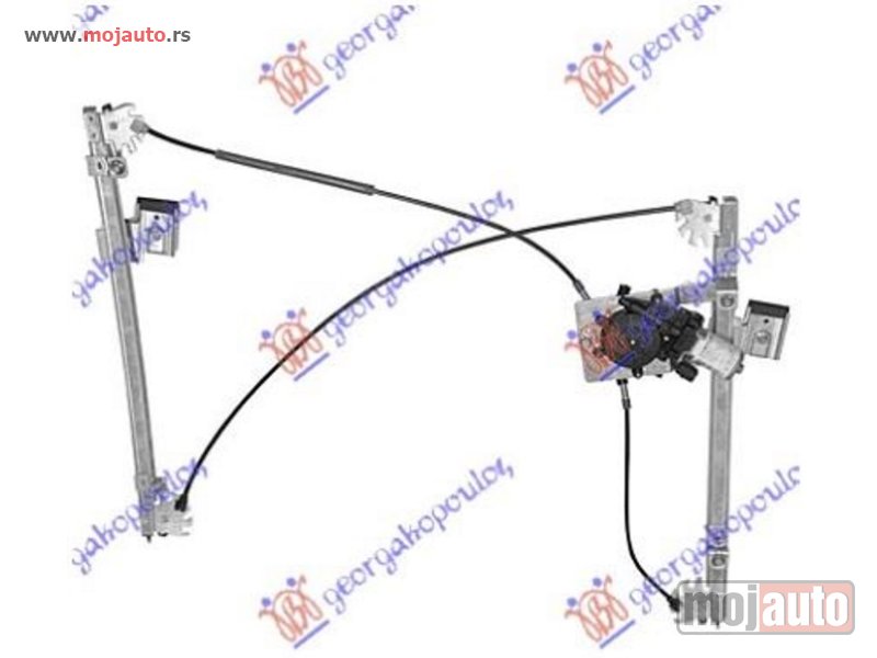 Glavna slika -  PODIZAC PREDNJEG PROZORA ELEKTRICNI 3 VR Desno Vw polo 94-99 -dostupno - MojAuto