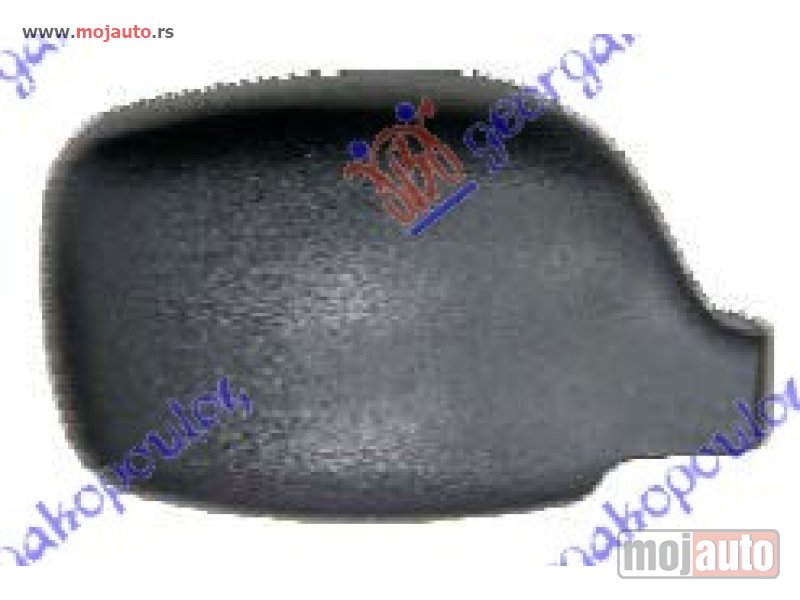 Glavna slika -  POKLOPAC RETROVIZORA CRNI Desno Renault kangoo 03-08 -dostupno - MojAuto