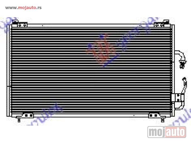 Glavna slika -  HLADNJAK KLIME BENZIN/DIZEL (650x380) -99 Peugeot 406 sdn 96-05 -dostupno - MojAuto