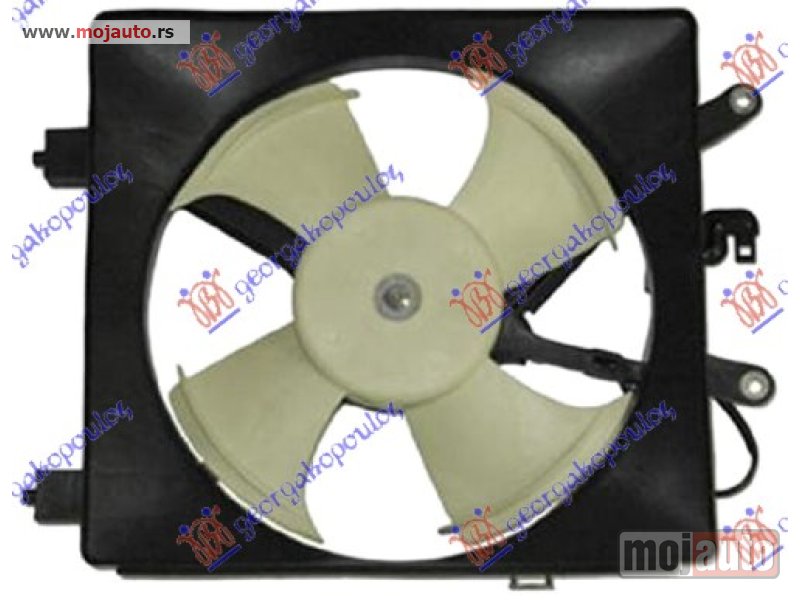 Glavna slika -  VENTILATOR KLIME KOMPLET (BENZIN /1.7 CDTI) Honda civic h/b-l/b 01-04 -dostupno - MojAuto