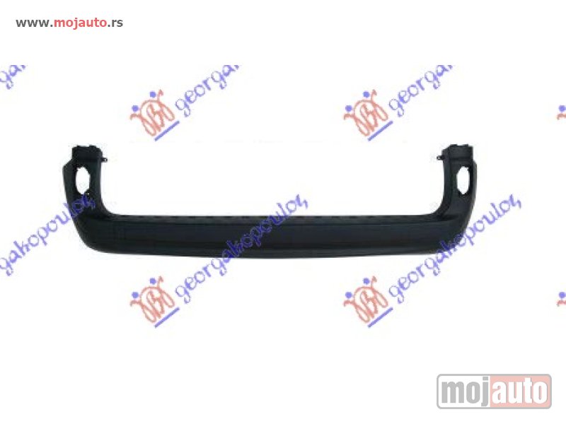 Glavna slika -  ZADNJI BRANIK CRNI (SA INTEGRISANOM LAJSNOM) Renault kangoo 08-13 -dostupno - MojAuto