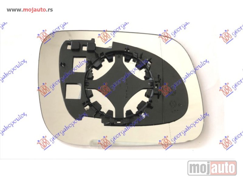 Glavna slika -  STAKLO RETROVIZORA -2007 (ASFERICNO) Levo Vw touareg 03-10 -dostupno - MojAuto