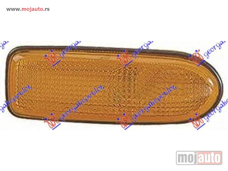 Glavna slika -  MIGAVAC U KRILU ZUTI Desno Nissan sunny (n14) sdn-h/b 92-95 -dostupno - MojAuto