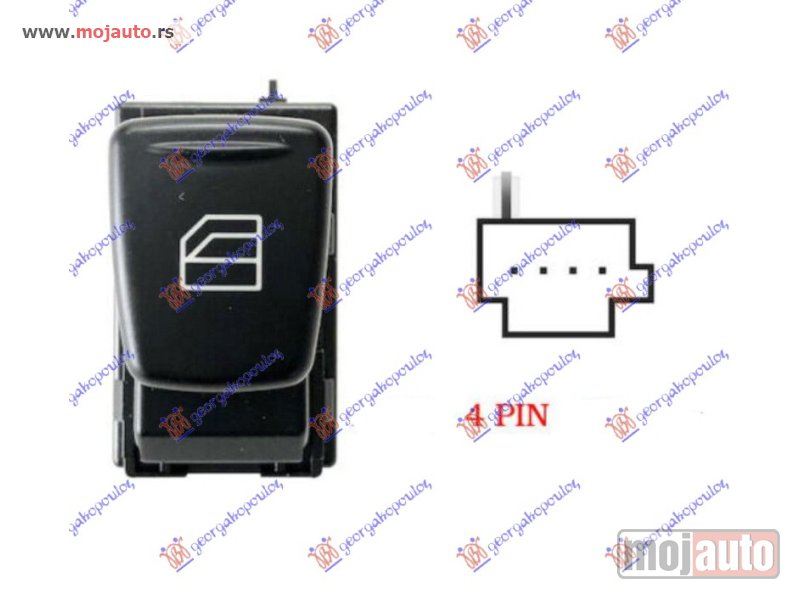 Glavna slika -  PREKIDAC U VRATIMA (4 PIN) Levo Smart fortwo 07-12 -dostupno - MojAuto