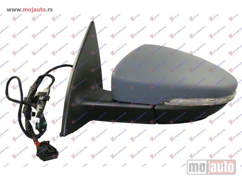 Glavna slika -  RETROVIZOR ELEKTRICNI SA GREJACEM PM (ELEKTRO-SKLOPIV) (MIGAVAC) (SVETLO) 09- (A KVALITET) (ASFERICNO STAKLO) Levo Vw eos 06-11 -dostupno - MojAuto