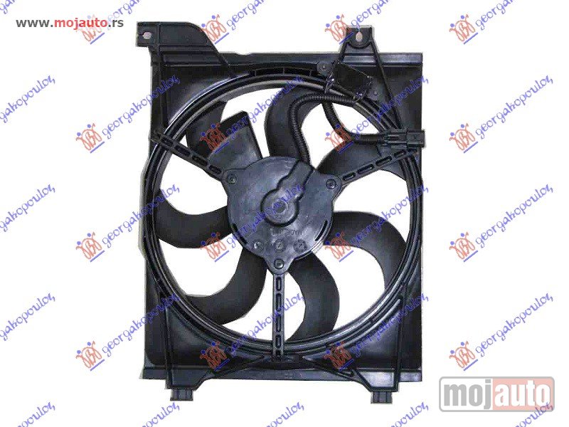 Glavna slika -  VENTILATOR KLIME KOMPLET (BENZIN) Kia rio 05-11 -dostupno - MojAuto