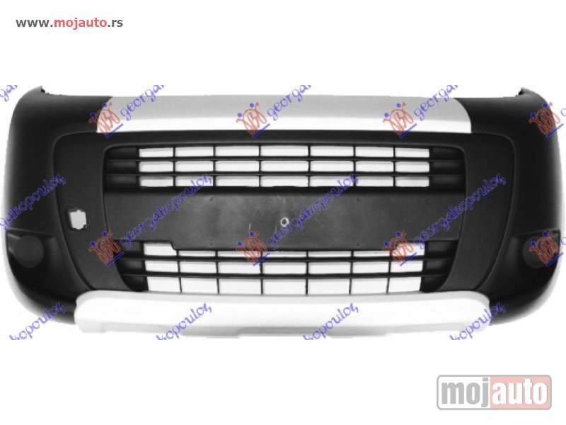 Glavna slika -  PREDNJI BRANIK SREBRNI FIORINO COMBI (BEZ MAGLENKI) (SREBRNI SPOJLER) Fiat fiorino/qubo 08-16 -dostupno - MojAuto