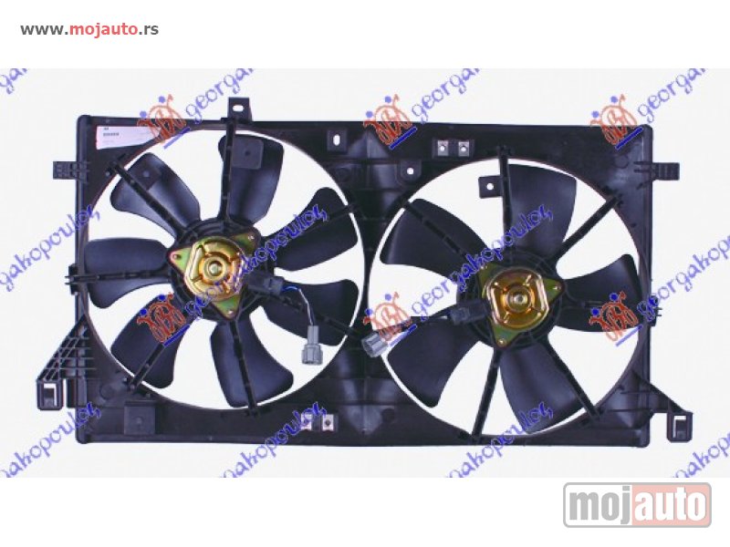Glavna slika -  VENTILATOR (DUPLI) KOMPLET (1.6i/16V) Mazda 3 sdn-h/b (bl) 08-13 -dostupno - MojAuto