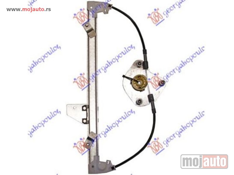Glavna slika -  PODIZAC ZADNJEG PROZORA ELEKTRICNI (BEZ MOTORA) Desno Mazda 3 sdn-h/b (bl) 08-13 -dostupno - MojAuto
