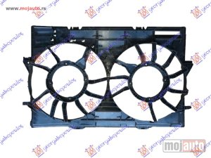 NOVI: delovi  VENTILATOR (MOTOR+ELISA) 4.0 TFSI/6.3 FSI BENZIN - 3.0/4.2 TDI DIZEL (380mm) (400W) (LEVO) Audi a6 14-18 -dostupno