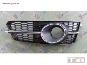 NOVI: delovi  RESETKA PREDNJEG BRANIKA (SA MAGLENKOM) (S6) Levo Audi a6 14-18 -dostupno