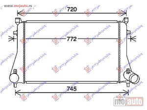 NOVI: delovi  HLADNJAK INTERKULERA 1.8-2.0 TFSi BENZIN (620x398x30) Audi q3 18- -dostupno