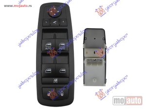 Glavna slika - PREKIDAC U PREDNJIM VRATIMA (4 TASTERA) (CENTRALNO ZAKLJUCAVANJE) (ELEKTRO-SKLOPIV RETROVIZOR) (11 PIN) Levo Jeep grand cherokee 11-14 -dostupno - MojAuto
