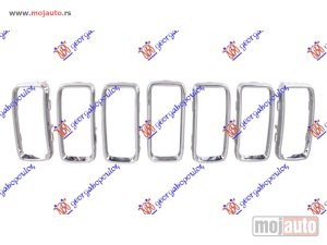 NOVI: delovi  PVC MASKA HROM (SET 7 KOM) Jeep renegade 18- -dostupno