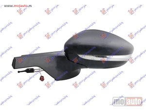 NOVI: delovi  RETROVIZOR MEHANICKI SA SAJLOM (MIGAVAC) (2PIN) -18 (KONVEKSNO STAKLO) Levo Citroen c3 16-24 -dostupno