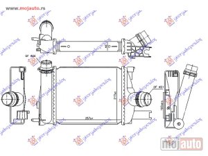 NOVI: delovi  HLADNJAK INTERKULERA 0.9 TCE BENZIN (257x217x40) Dacia logan-mcv 12-16 -dostupno