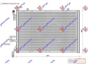 NOVI: delovi  HLADNJAK KLIME 1.0 EcoBoost BENZIN (502x349x16) Ford b-max 12- -dostupno