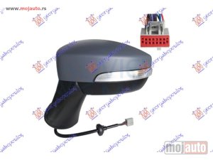 NOVI: delovi  RETROVIZOR ELEKTRICNI SA GREJACEM PM (MIGAVAC) (MRTAV UGAO) (9 PIN) (A KVALITET) (KONVEKSNO STAKLO) Levo Ford ecosport 17- -dostupno
