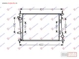 NOVI: delovi  HLADNJAK MOTORA 1.9 JTD + AC (53x39.8x2.6) Fiat multipla 04-10 -dostupno