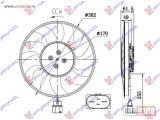 NOVI: delovi  VENTILATOR (MOTOR+ELISA) (2.0-3.0 TFSI BENZIN - 2.0-3.0 TDI DIZEL) (370mm) (400W) (4 PIN) DESNO Audi a7 18- -dostupno