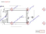 NOVI: delovi  HLADNJAK MOTORA 1.4/1.6 TURBO BENZIN (MAN) (58x39.5) Chevrolet cruze 13- -dostupno