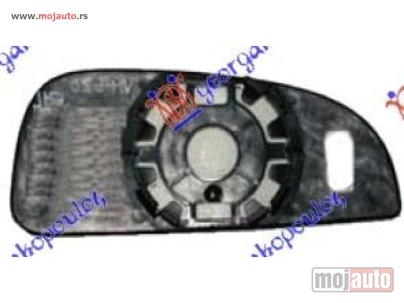 Glavna slika -  STAKLO RETROVIZORA (DONJI DEO) (KONVEKSNO) Desno Fiat ducato 20- -dostupno - MojAuto