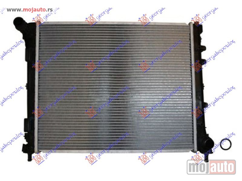Glavna slika -  HLADNJAK MOTORA 0.9/1.0 8V (48x39.2x1.6) Fiat 500 15- -dostupno - MojAuto