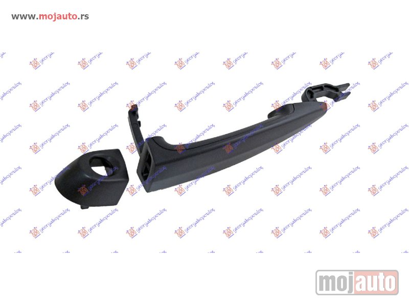 Glavna slika -  KVAKA PREDNJIH/ZADNJIH VRATA SPOLJASNJA CRNA Levo Bmw series 3 (f30/f31) sdn/s.w. 12-14 -dostupno - MojAuto