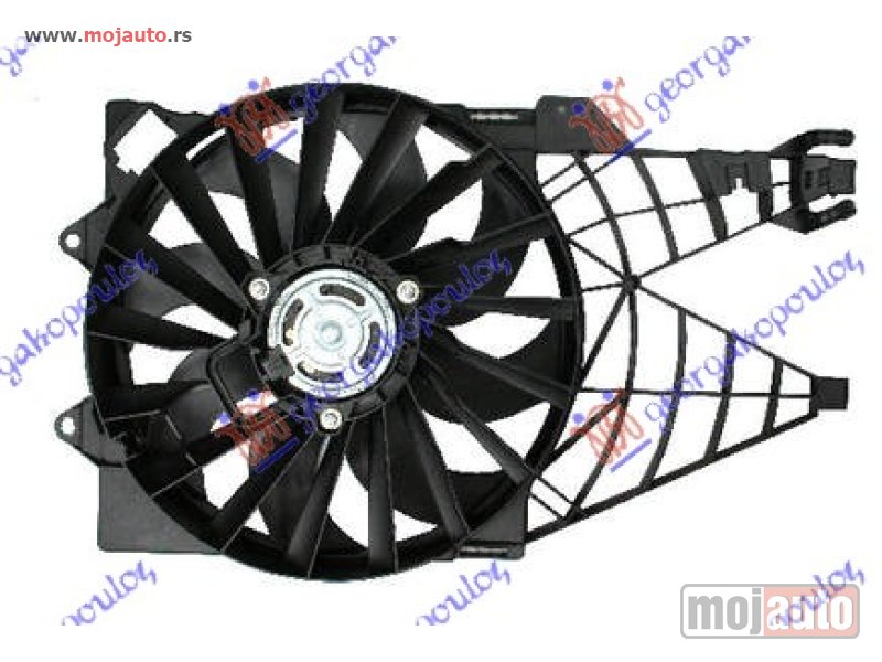 Glavna slika -  VENTILATOR KOMPLET (1.4 T-JET - 1.3/1.6 JTD) Fiat linea 13-15 -dostupno - MojAuto