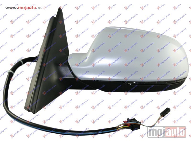 Glavna slika -  RETROVIZOR ELEKTRICNI SA GREJACEM PM (MIGAVAC) 10- (10 PIN) (ASFERICNO STAKLO) Levo Audi a4 11-15 -dostupno - MojAuto