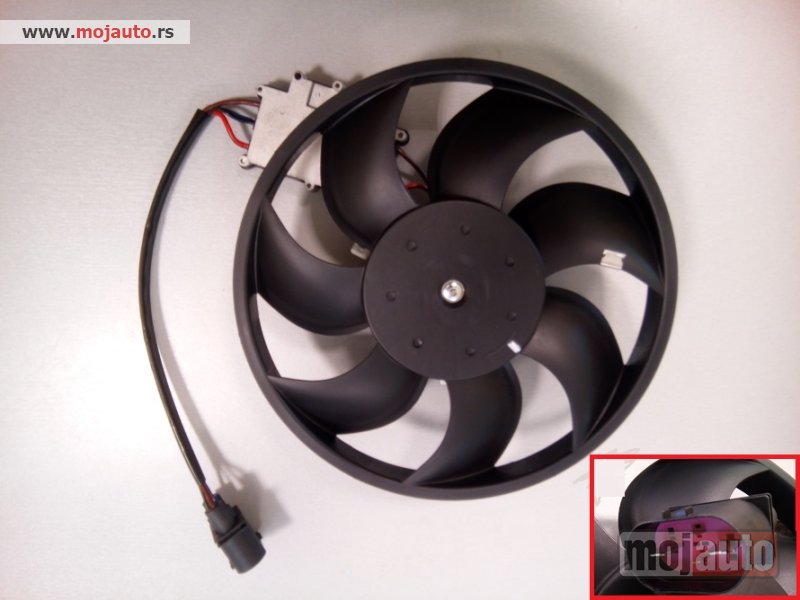 Glavna slika -  VENTILATOR (MOTOR+ELISA) (BENZIN/DIZEL) (300mm) (300W) Audi q7 09-15 -dostupno - MojAuto
