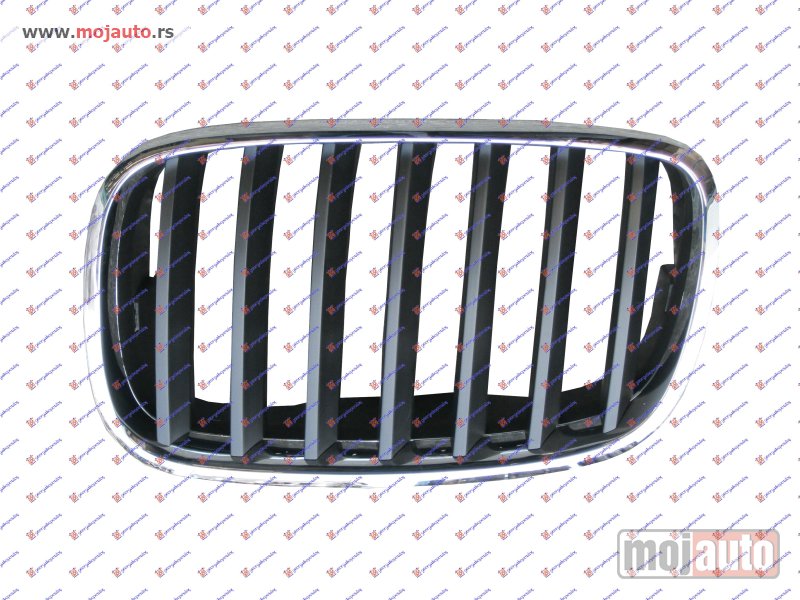 Glavna slika -  PVC MASKA HROM/CRNI PM Levo Bmw x5 (e70) 10-13 -dostupno - MojAuto