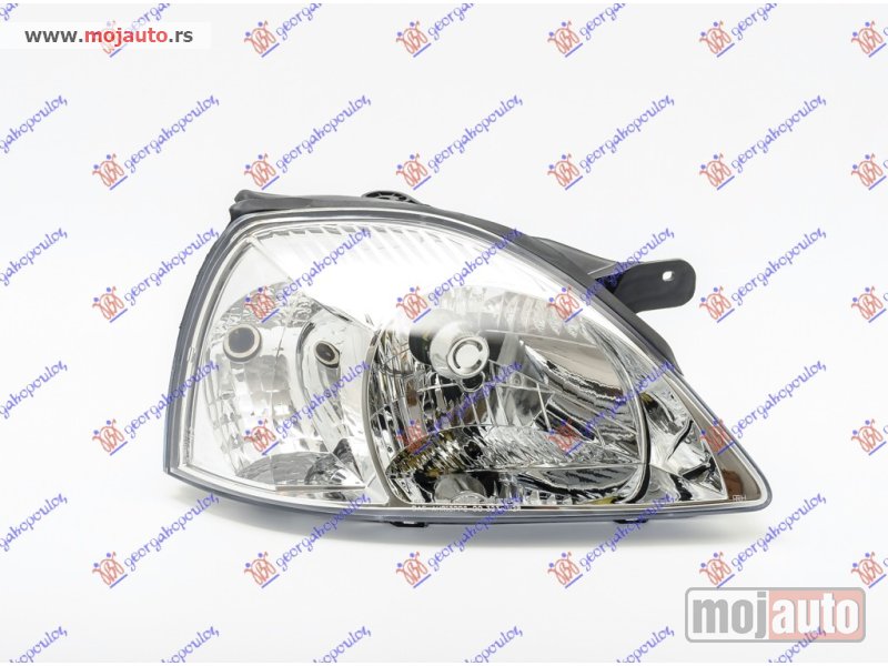 Glavna slika -  FAR BELI MIGAVAC (SA MOTOROM) (DEPO) Desno Kia rio 02-05 -dostupno - MojAuto