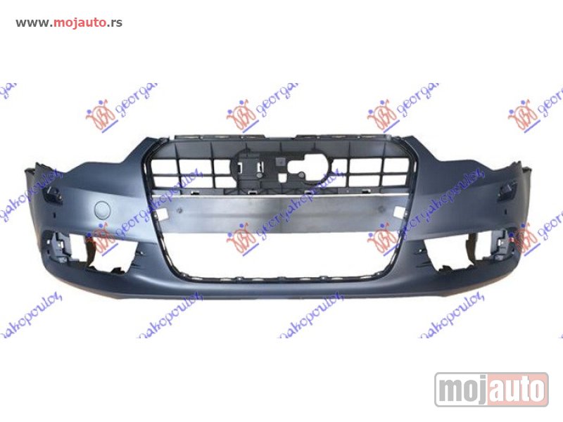 Glavna slika -  PREDNJI BRANIK PM (SA MAGLENKAMA) (PRSKALICE) (PDS SENZORI) (KINA) Audi a6 10-14 -dostupno - MojAuto