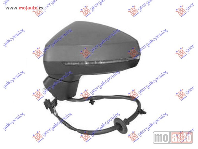 Glavna slika -  RETROVIZOR ELEKTRICNI SA GREJACEM PM (ELEKTRO-SKLOPIV) (MIGAVAC) (MRTAV UGAO) (ASFERICNO STAKLO) Levo Audi a3 3d/sportback 12-16 -dostupno - MojAuto
