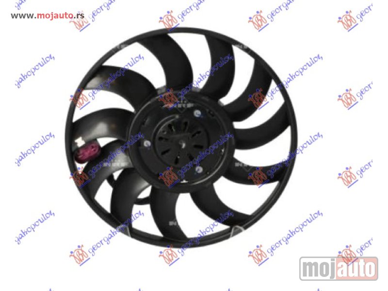 Glavna slika -  VENTILATOR (MOTOR+ELISA) (390mm) (4 PIN) Audi a8 09-13 -dostupno - MojAuto