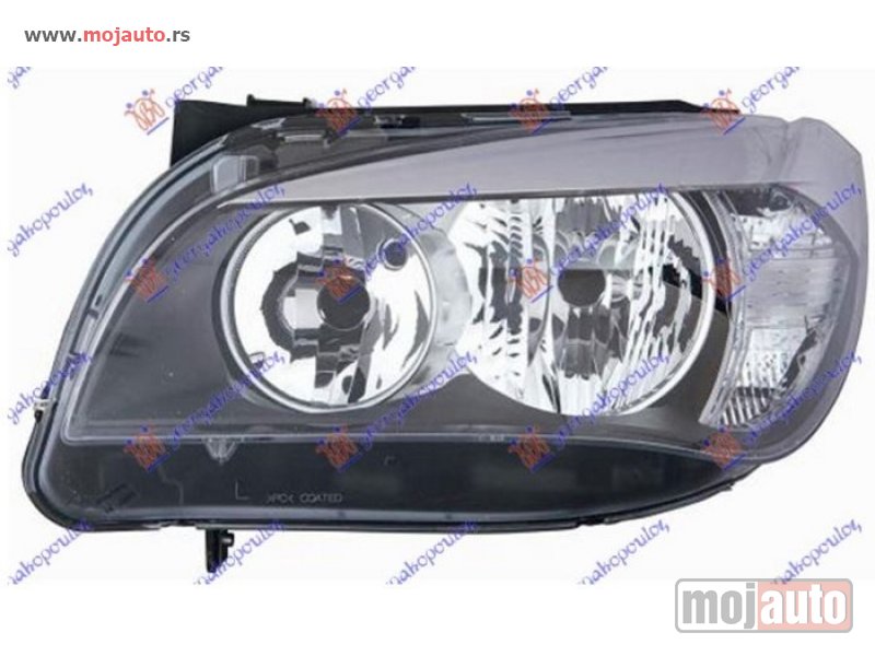 Glavna slika -  FAR ELEKTRICNI CRNI (H7/H7) (TYC) Levo Bmw x1 (e84) 13-15 -dostupno - MojAuto