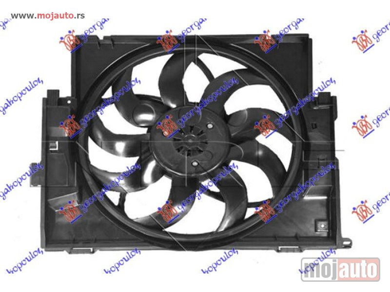 Glavna slika -  VENTILATOR KOMPLET (ZA SVE BENZIN) (485mm) (600W) (3 PIN) Bmw series 3 (f30/f31) sdn/s.w. 12-14 -dostupno - MojAuto