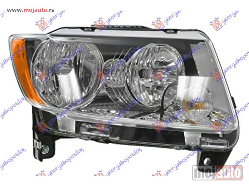 Glavna slika -  FAR HROM (DEPO) Desno Jeep compass 11-16 -dostupno - MojAuto