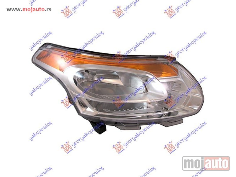 Glavna slika -  FAR ELEKTRICNI (HELLA) Desno Citroen c3 picasso 12-16 -dostupno - MojAuto