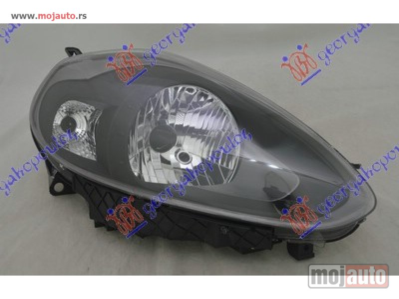 Glavna slika -  FAR CRNI (TYC) Desno Fiat punto evo 09-12 -dostupno - MojAuto
