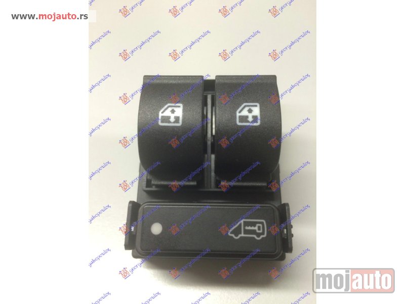 Glavna slika -  PREKIDAC U PREDNJIM VRATIMA (2 TASTERA) (CENTRALNO ZAKLJUCAVANJE) (8 PIN) Levo Fiat doblo 09-15 -dostupno - MojAuto