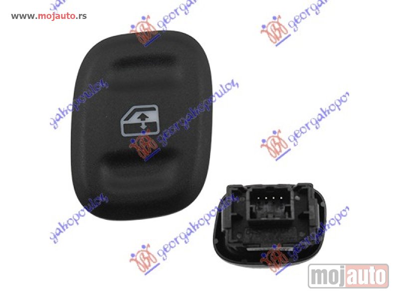 Glavna slika -  PREKIDAC U PREDNJIM VRATIMA Desno Fiat panda new 12- -dostupno - MojAuto