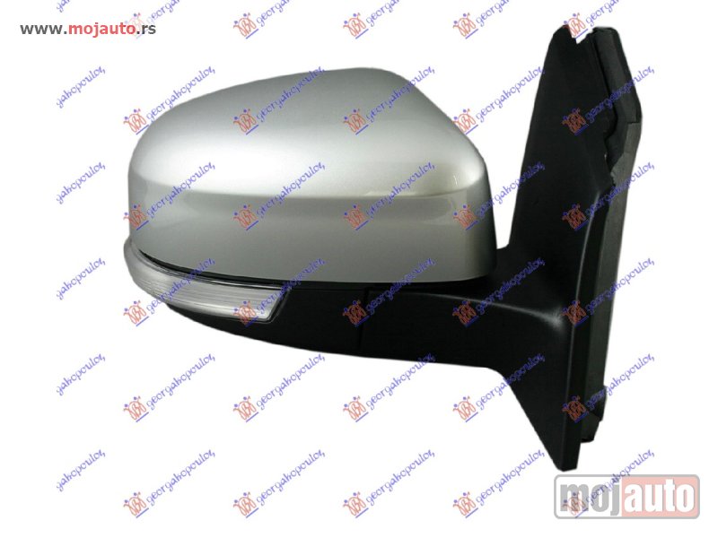 Glavna slika -  RETROVIZOR ELEKTRICNI SA GREJACEM (ELEKTRO-SKLOPIV) (MIGAVAC) (SVETLO) (MRTAV UGAO) (A KVALITET) (ASFERICNO STAKLO) Desno Ford focus 11-14 -dostupno - MojAuto