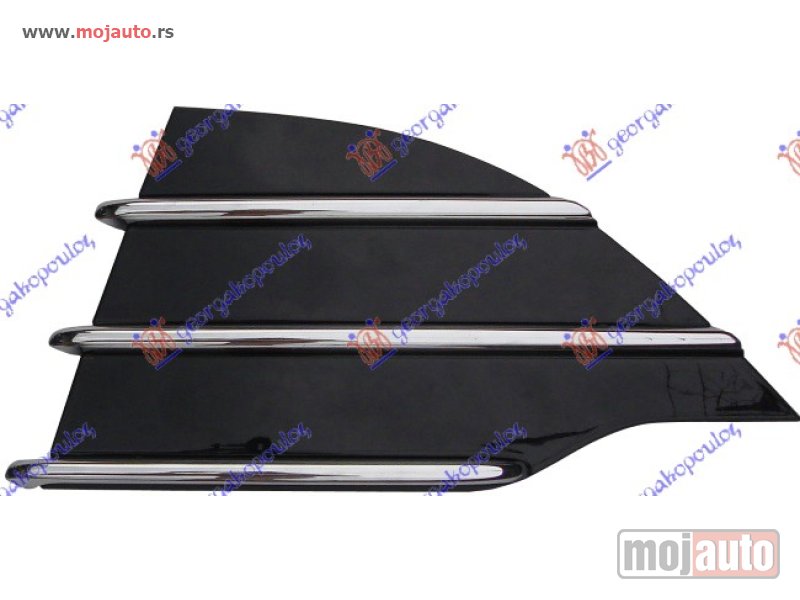 Glavna slika -  RESETKA PREDNJEG BRANIKA CRNA/HROM Levo Ford kuga 13-16 -dostupno - MojAuto