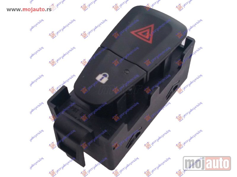 Glavna slika -  PREKIDAC ZA SVA 4 MIGAVCA CRNI (6 PIN) Dacia dokker 12- -dostupno - MojAuto