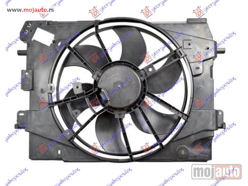 Glavna slika -  VENTILATOR KOMPLET (BENZIN/DIZEL) (400mm) Dacia logan-mcv 12-16 -dostupno - MojAuto