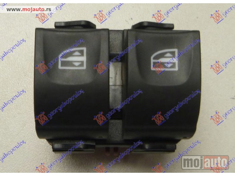 Glavna slika -  PREKIDAC U PREDNJIM VRATIMA (2 TASTERA) (LEVI AUTO) (ZADNJA VRATA) (BRAON KONEKTOR) (BELO SVETLO) (7 PIN) Levo Dacia lodgy 12- -dostupno - MojAuto