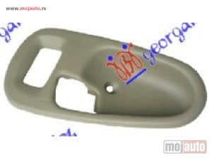 NOVI: delovi  OKVIR UNUTRASNJE KVAKE PREDNJIH/ZADNJIH VRATA SIVI Desno Mitsubishi pajero sport 00-06 -dostupno