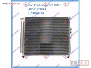 NOVI: delovi  HLADNJAK KLIME BENZIN/DIZEL (638x535x12) Mazda p/u 2/4wd bt-50 13- -dostupno